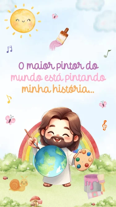 Convite Animado O Maior Pintor do Mundo 2