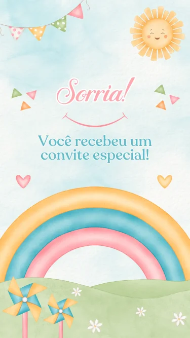 Convite Animado 365 Sorrisos