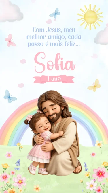 Convite Animado Meu Amigo Jesus