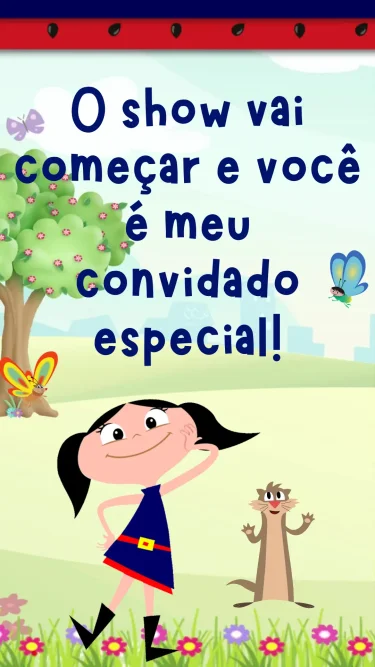 Convite Animado Show da Luna