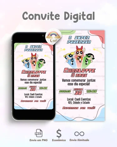 Convite Meninas