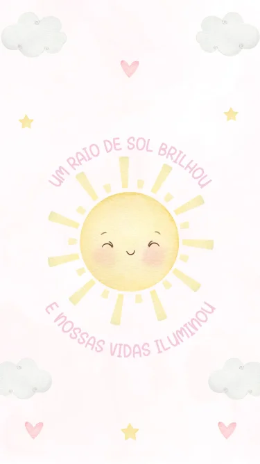 Convite Animado Raio de Sol