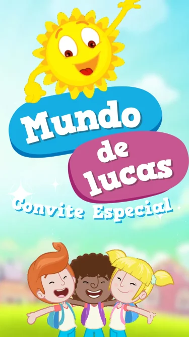 Convite Animado Mundo Bita Menino