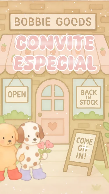 Convite Animado Bobbie Goods