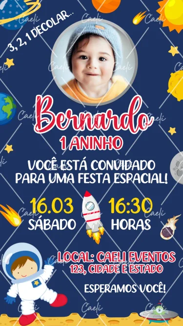 Convite Digital Astronauta 3