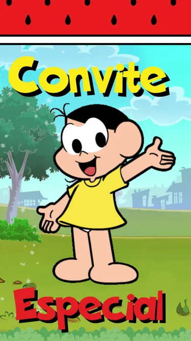 Convite Animado Magali 1