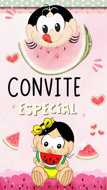 Convite Animado Magali 3