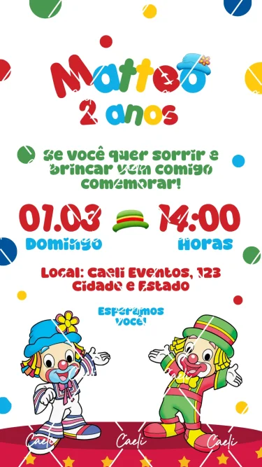 Convite Digital Patati e Patatá