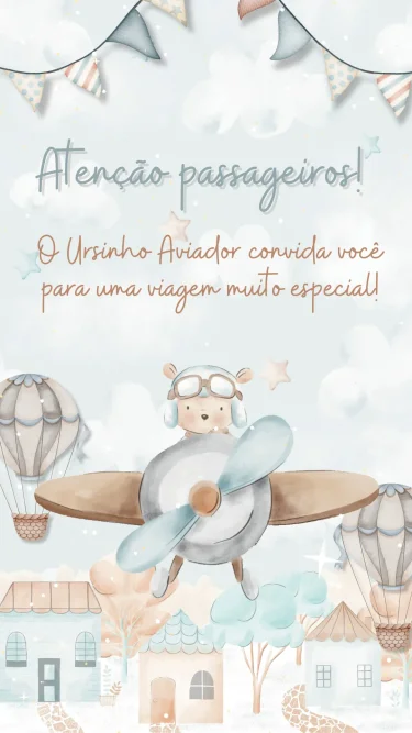 Convite Animado O tempo voa 2