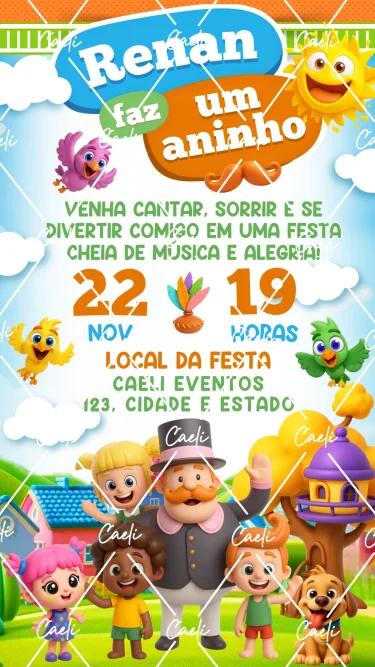 Convite Digital Mundo Bita