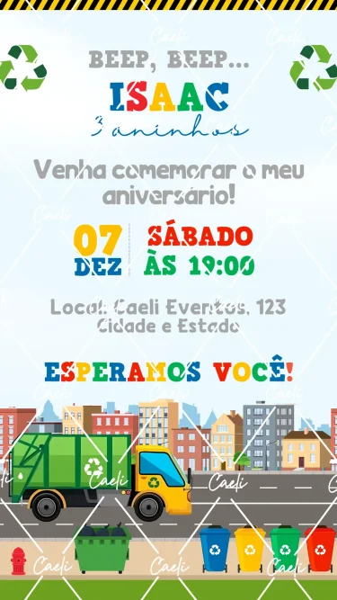 Convite Digital Reciclagem