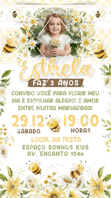 Convite Digital Margaridas 3