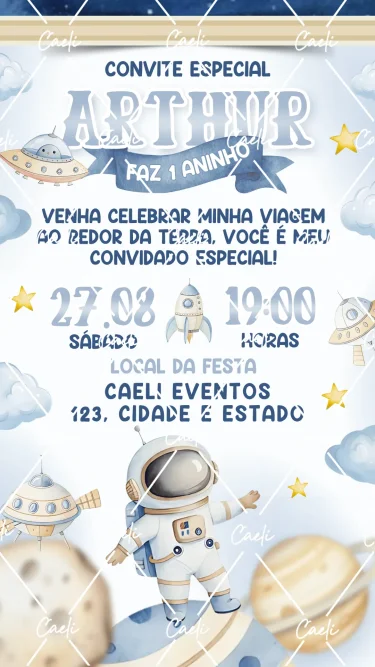 Convite Digital Astronauta 4