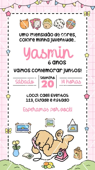 Convite Digital Bobbie Goods
