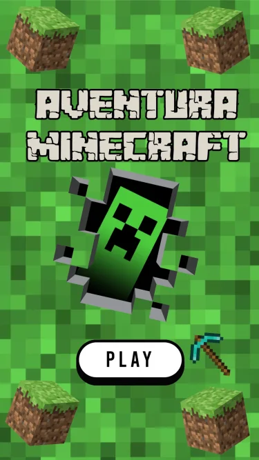 Convite Animado Minecraft