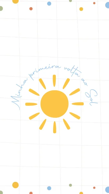 Convite Animado Primeira Volta ao Sol Menino 2