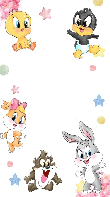 Convite Animado Baby Looney Tunes Menina 2