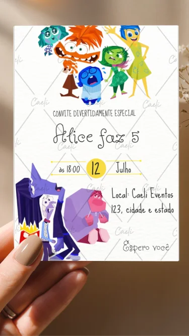 Convite Divertidamente 2