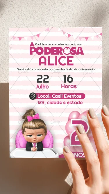 Convite Poderosa Chefinha 3
