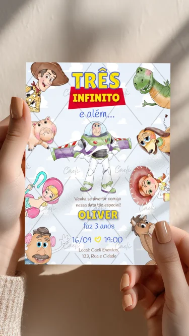 Convite Toy Story 4