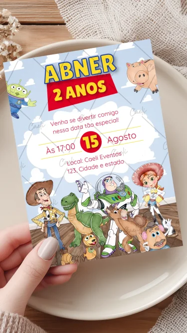 Convite Toy Story 2