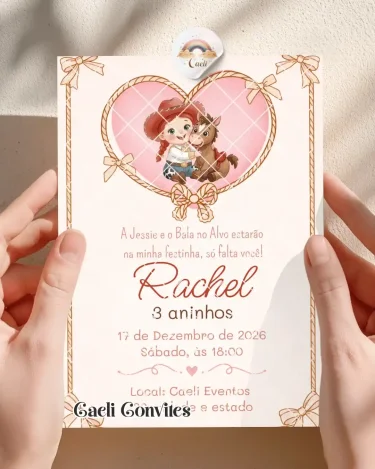 Convite Jessie Toy Story 1