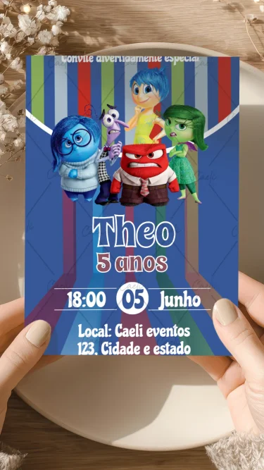 Convite Divertidamente 3