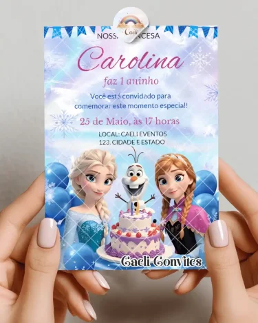Convite Frozen 2