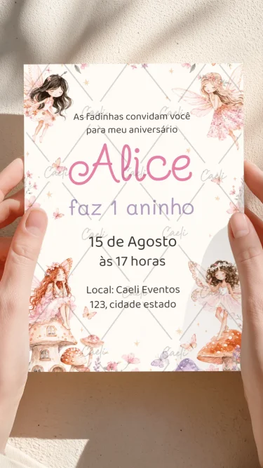 Convite Bosque das Fadas 3