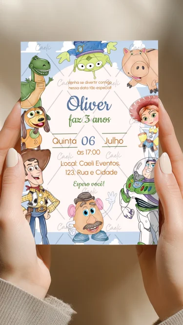 Convite Toy Story 5