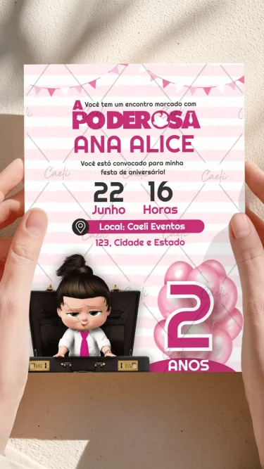 Convite Poderosa Chefinha 2