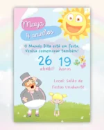 Convite Digital Mundo Bita Candy