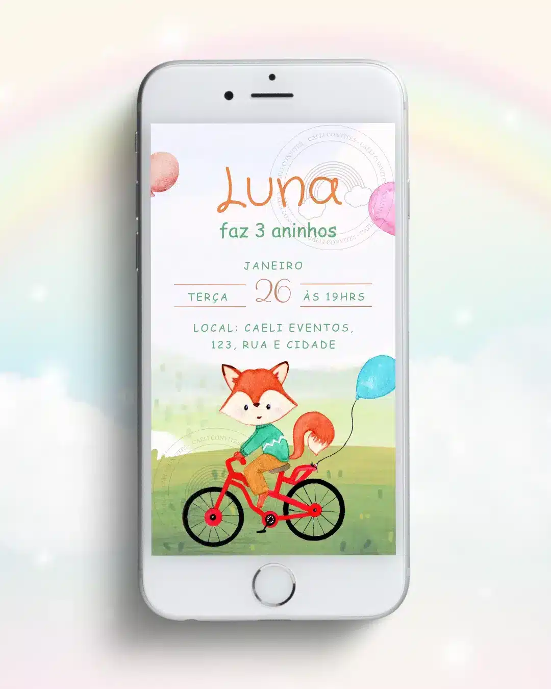 Convite Digital Raposinha 2