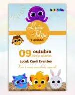 Convite Bolofofos Menino 2