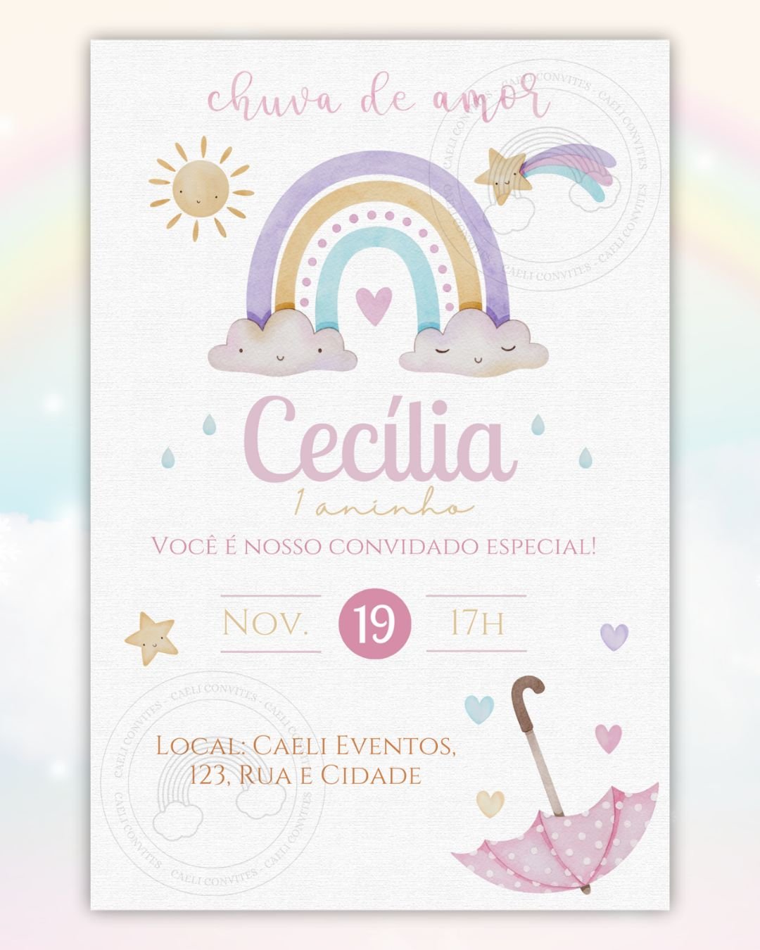 Convite Chuva de Amor 4