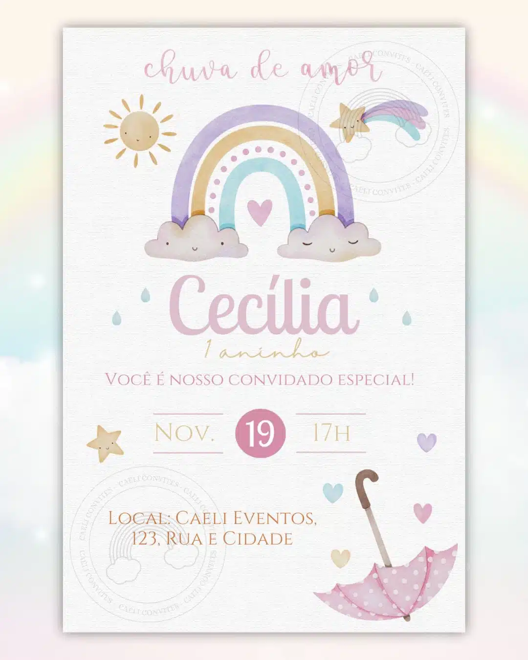Convite Chuva de Amor 4