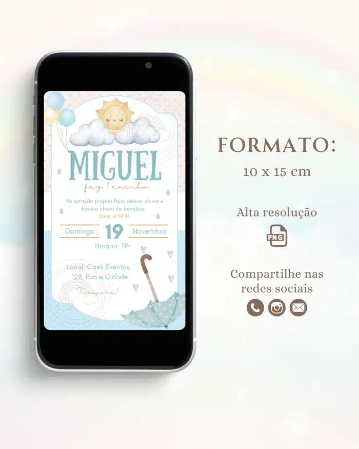 Convite Chuva de Amor 5