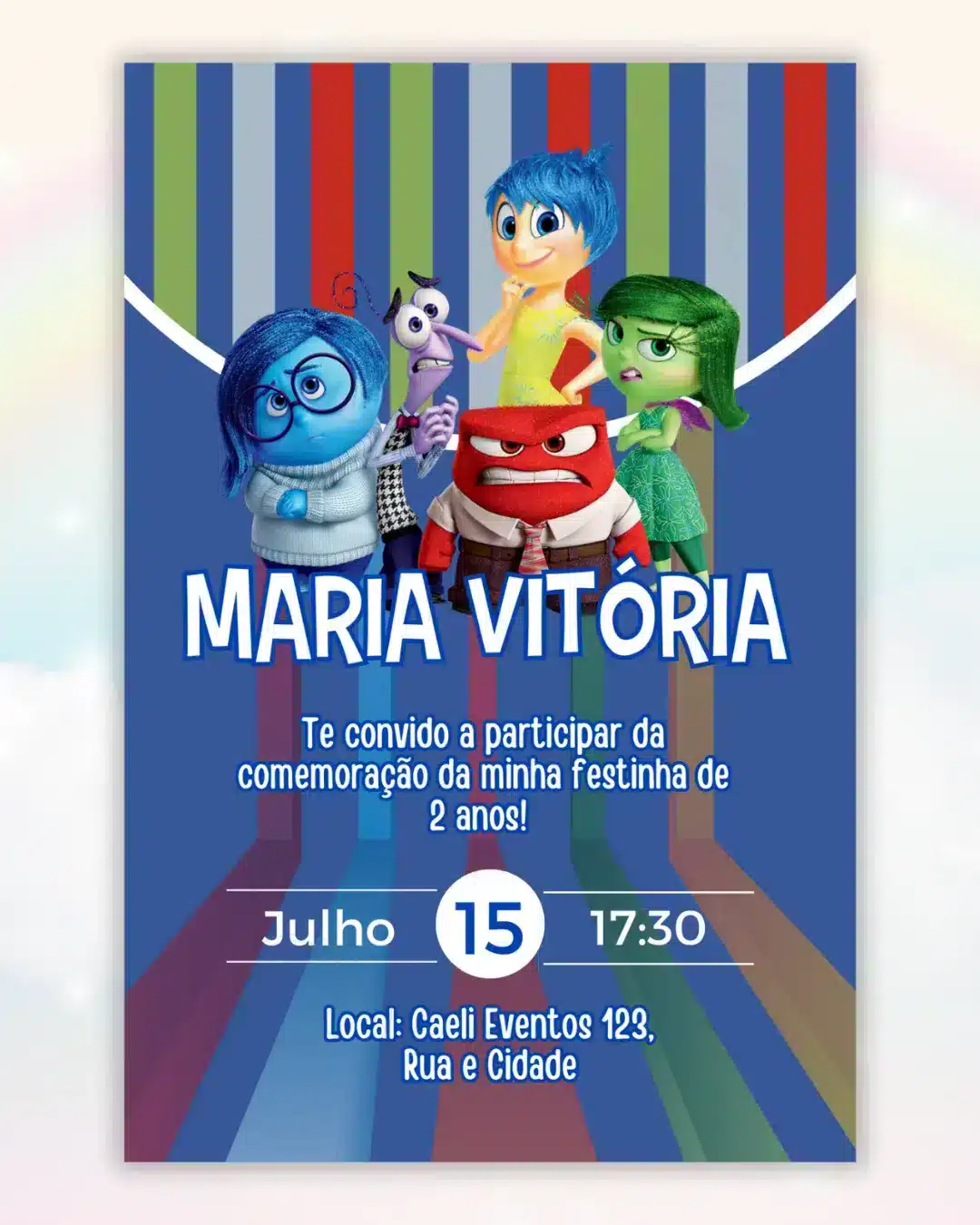 Convite Divertidamente 6