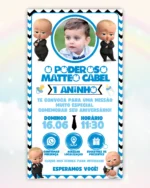Convite Interativo Poderoso Chefinho