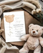 Convite Chá Revelação Neutro 5