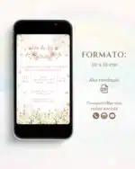 Convite Chá de Bebê Jardim das Borboletas 3