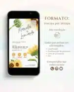 Convite de Casamento Interativo Girassol 2