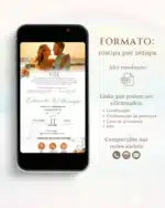 Convite de Casamento Interativo Terracota 5