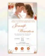 Convite de Casamento Interativo Terracota 6