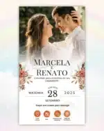 Convite de Casamento Interativo Terracota 7