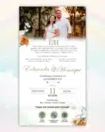 Convite de Casamento Interativo Terracota 8