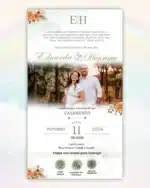 Convite de Casamento Interativo Terracota 9