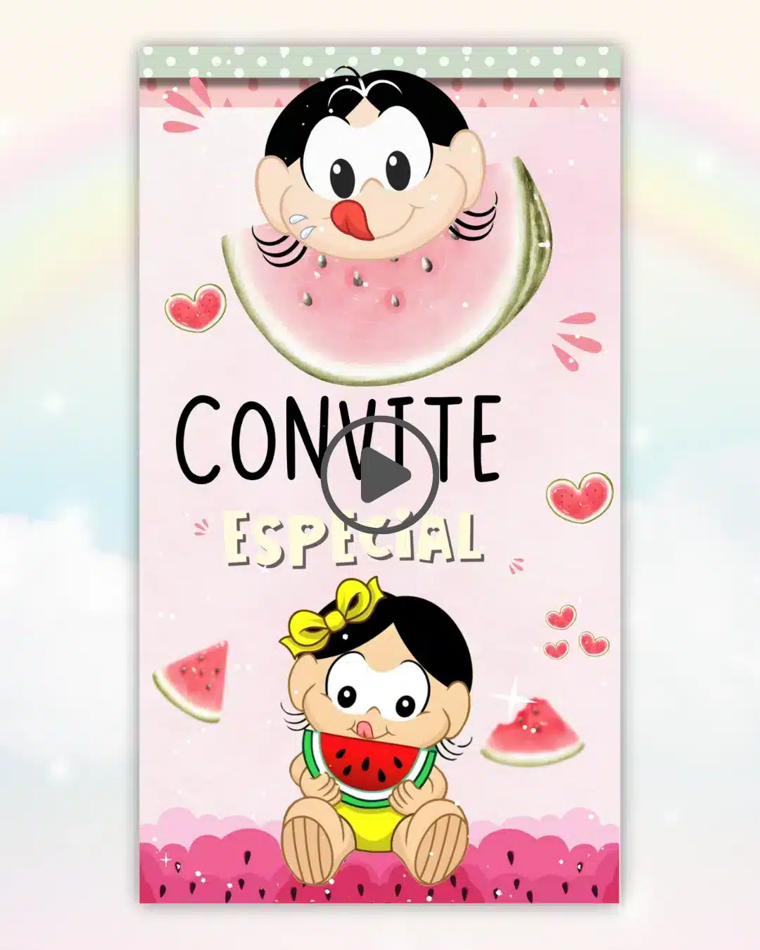 Convite Animado Magali 3