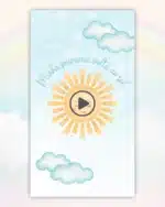 Convite Animado Primeira Volta ao Sol Menino