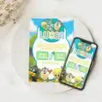Convite Digital Baby Looney Tunes 4